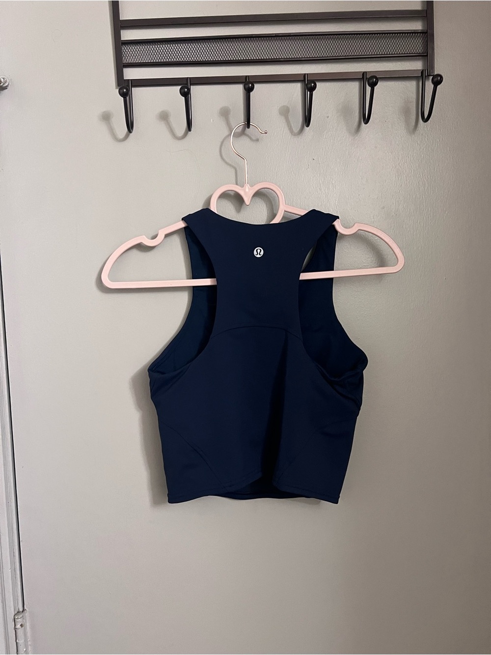 lululemon athletica Dark Navy Racerback Crop Tank